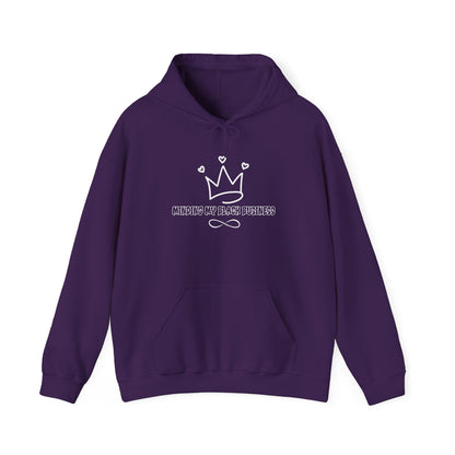 Ladies Minding My Black Business Hoodie – Unisex Heavy Blend™ Sweatshirt